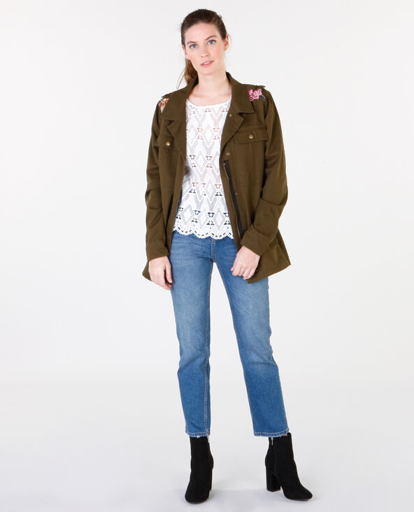 Blouse guipure blanc - Pimkie