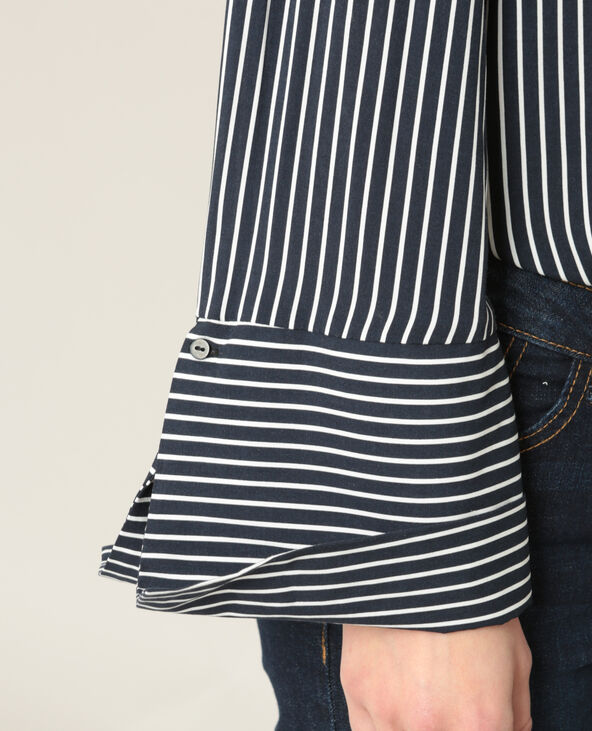 Chemise à rayures bleu marine - Pimkie