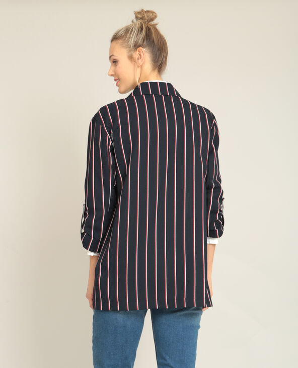 Blazer à rayures noir - Pimkie