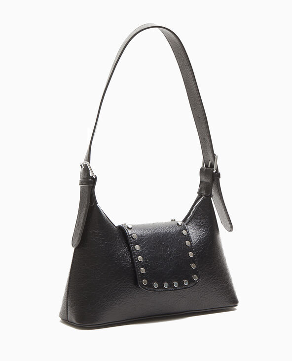 Sac porté épaule avec clous noir - Pimkie