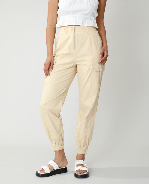 Pantalon cargo beige - Pimkie