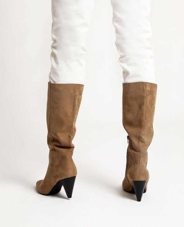 Bottes pointues beige - Pimkie