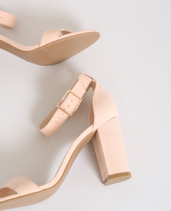 Sandale à talon on sale beige