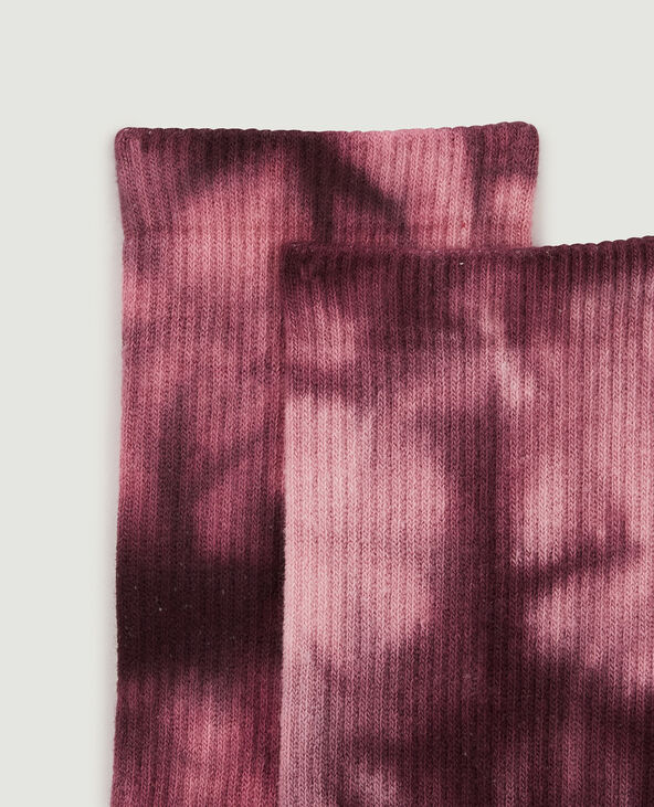 Paire de chaussettes tie and dye violet - Pimkie