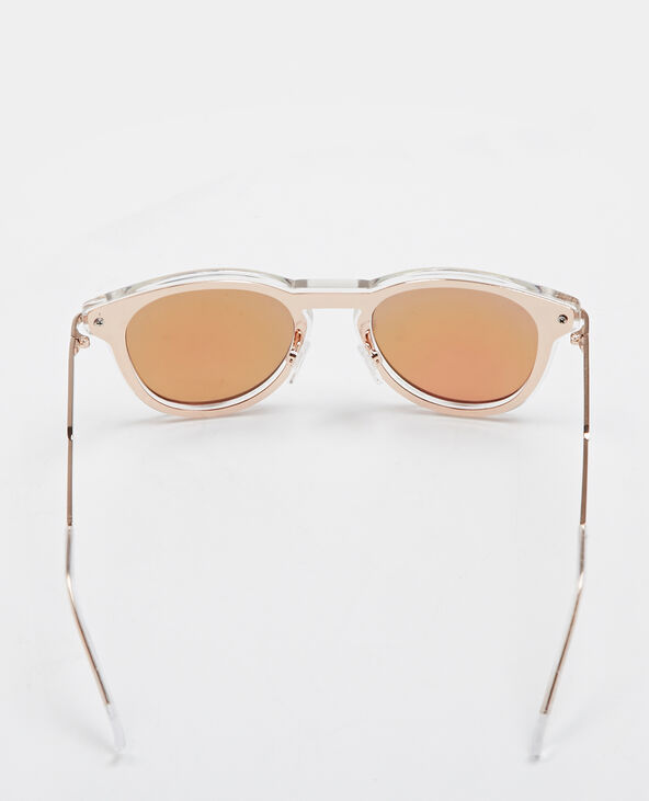 Lunettes de soleil effet miroir blanc - Pimkie