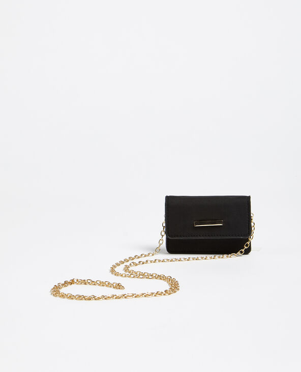 Porte-monnaie avec bandoulière noir - Pimkie