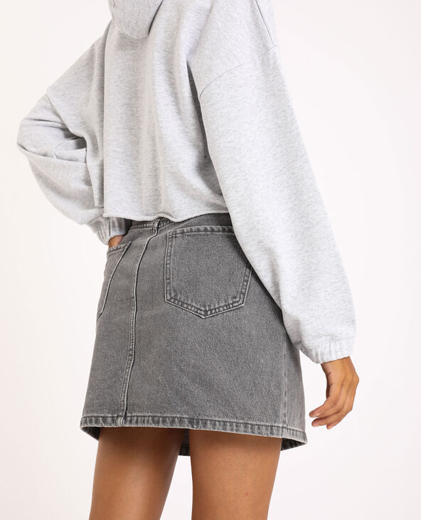 Jupe en jean blanc - Pimkie