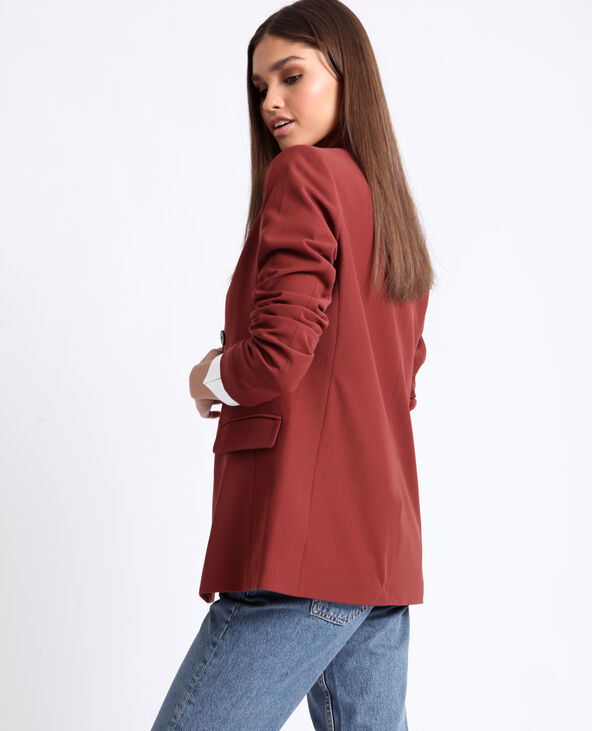 Blazer boutonné bordeaux - Pimkie