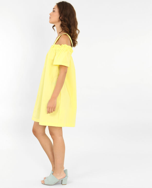 Robe ample à manches peekaboo jaune - Pimkie