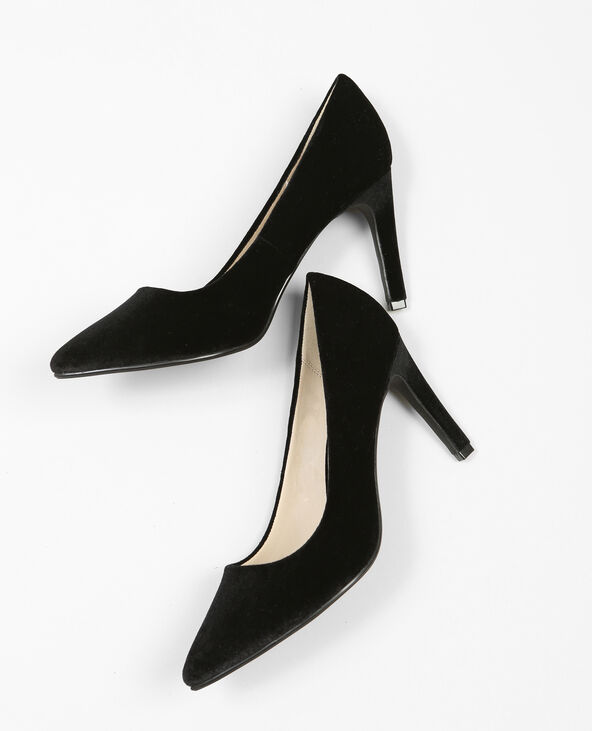 Escarpins velours noir - Pimkie
