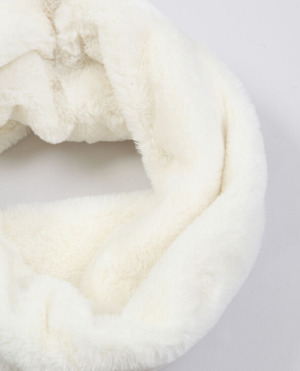 Col en fausse fourrure blanc - Pimkie