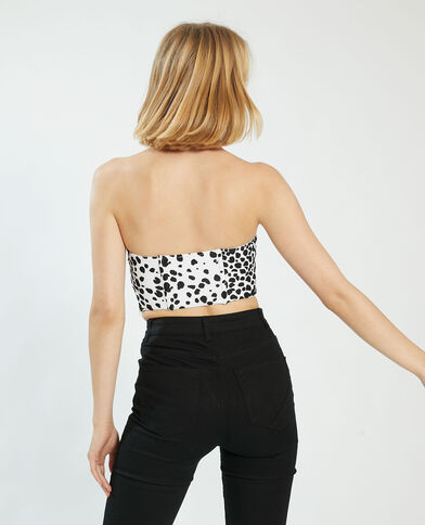 Bustier dalmatien écru - Pimkie
