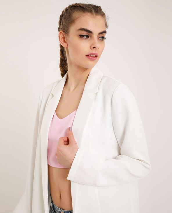 Blazer uni blanc - Pimkie