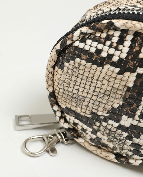 Porte-monnaie python beige - Pimkie