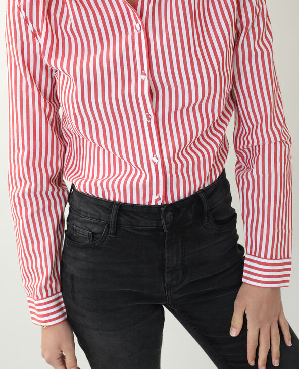 Chemise à épaulettes blanc - Pimkie