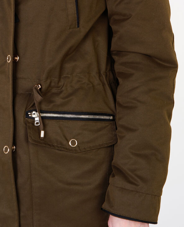 Parka capuche marron - Pimkie