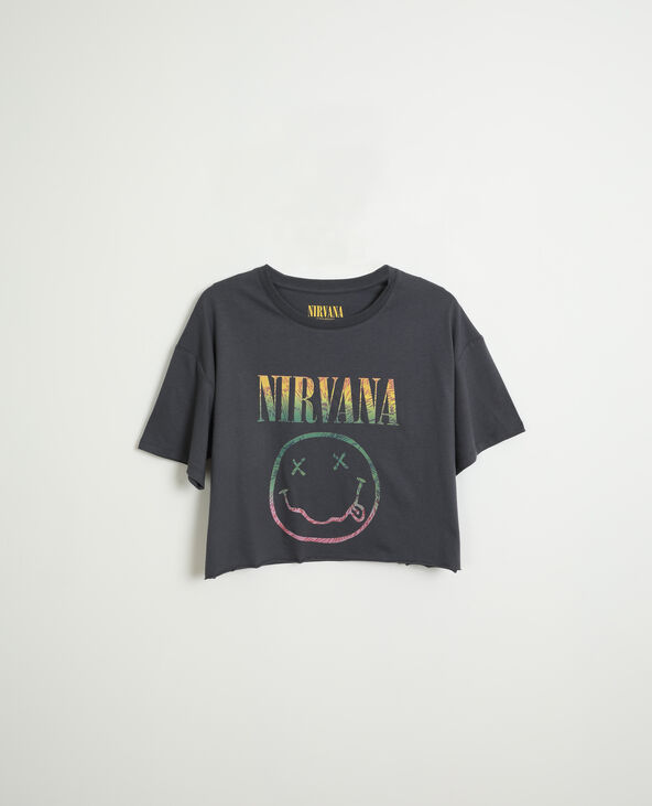 Cropped T shirt NIRVANA