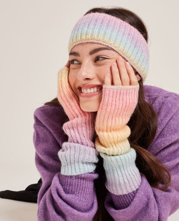 Mitaines tie & dye jaune - Pimkie