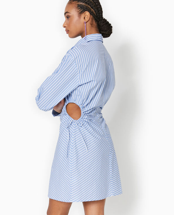 Robe chemise a rayure on sale