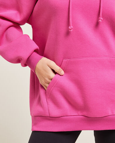 Sweat capuche oversize rose fuchsia - Pimkie