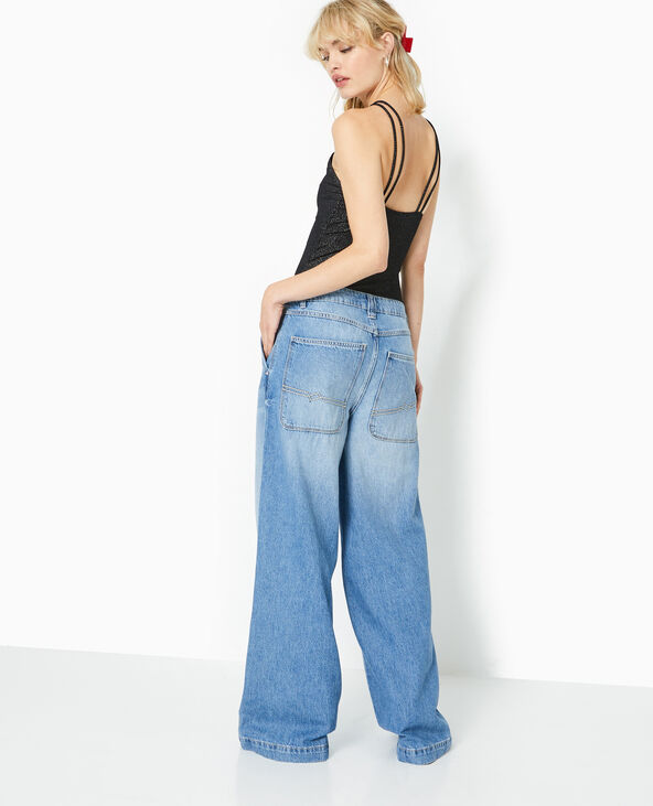 Jean baggy taille regular bleu - Pimkie