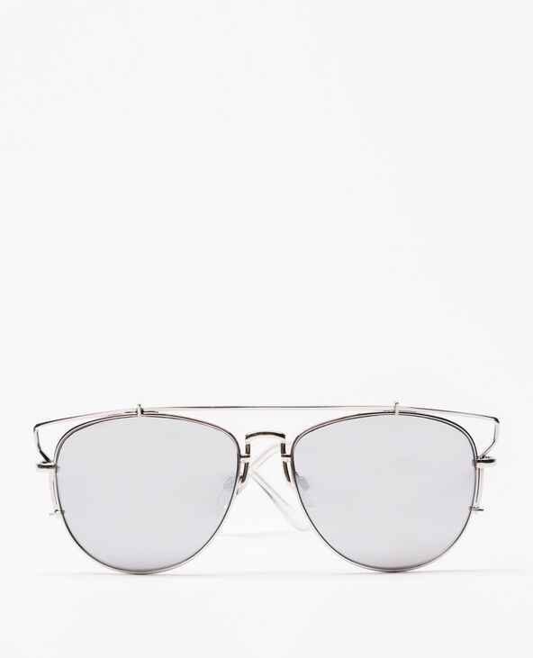 Lunettes monture métal argenté - Pimkie