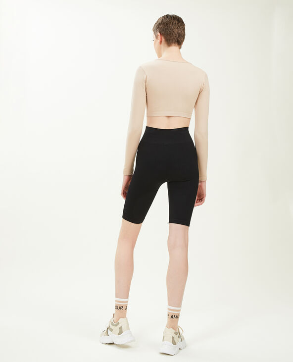 Cycliste sans couture noir - Pimkie