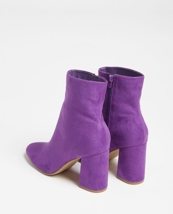 Bottine violette 2025 femme