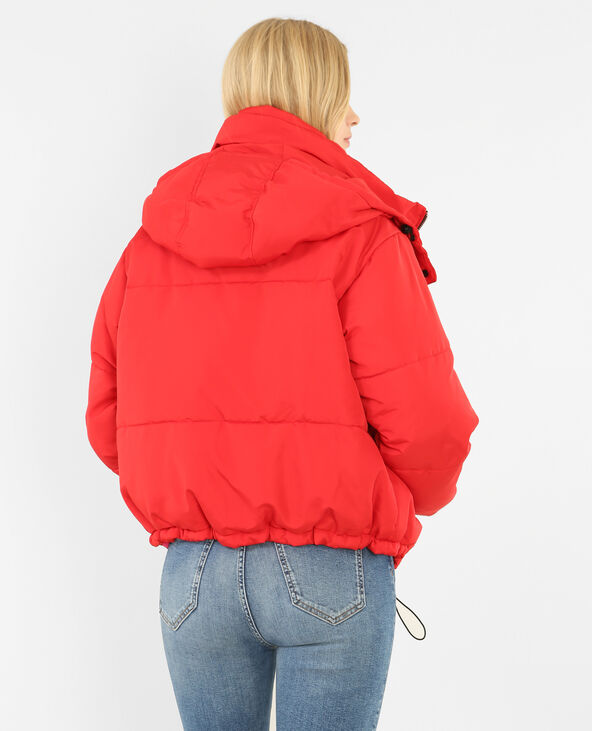 Doudoune oversized rouge - Pimkie