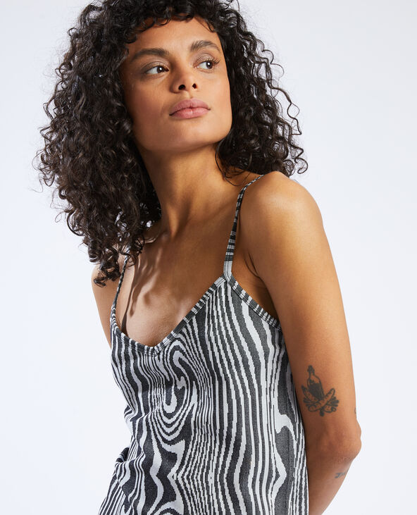 Robe courte sans couture noir - Pimkie