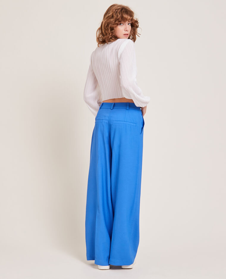Pantalon à pinces Bleu - Pimkie