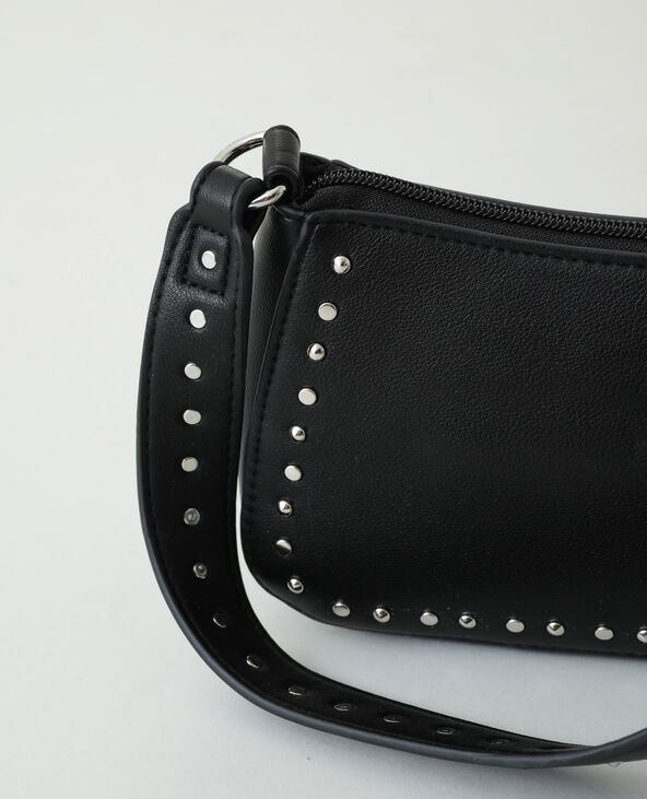 Sac porté épaule clouté noir - Pimkie