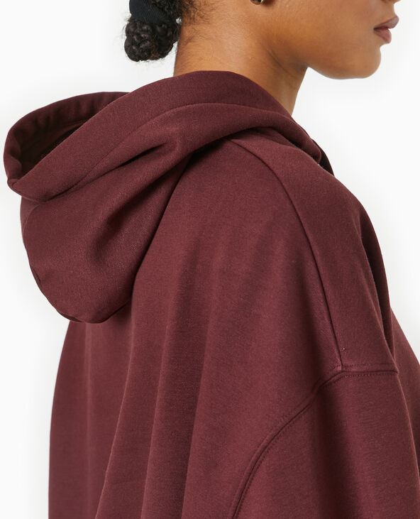 Sweat capuche avec poche devant violet - Pimkie