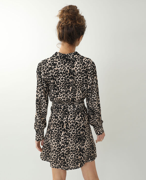 Robe effet léopard marron - Pimkie