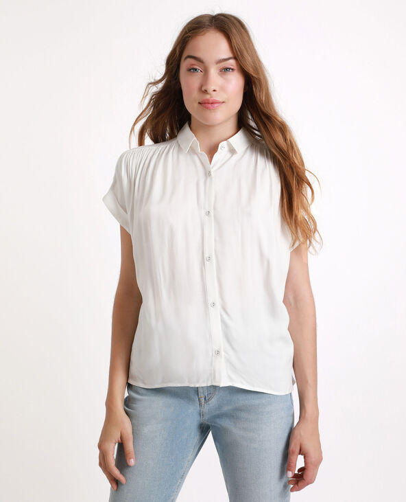 Chemise à manches courtes blanc - Pimkie