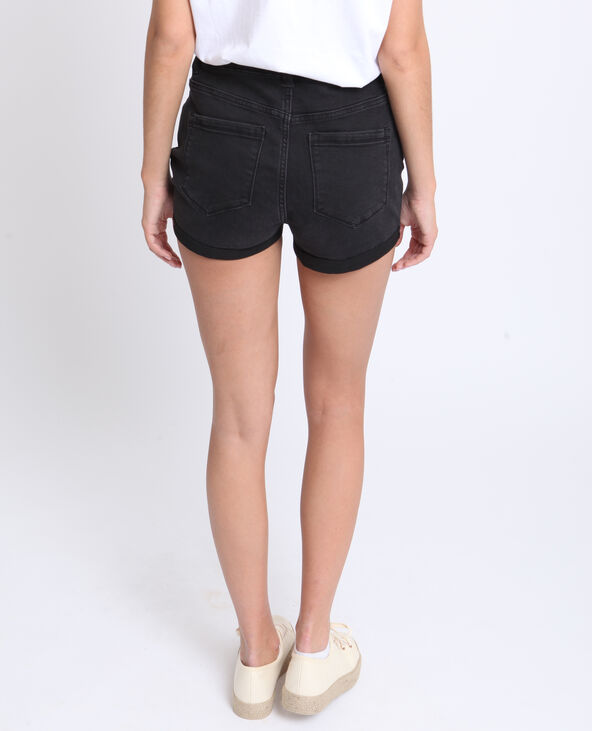 Short en jean noir - Pimkie