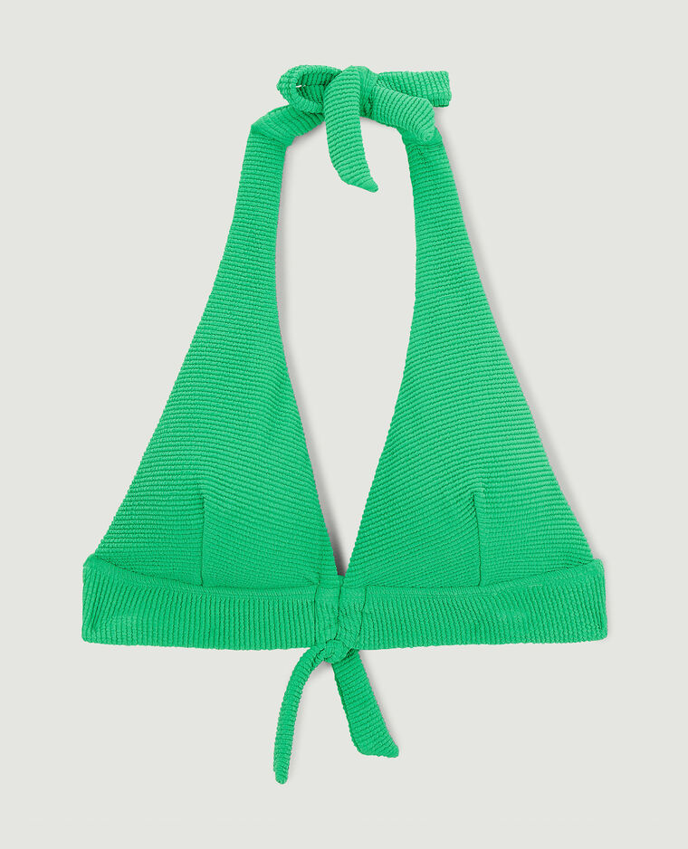 Haut de maillot triangle foulard vert - Pimkie
