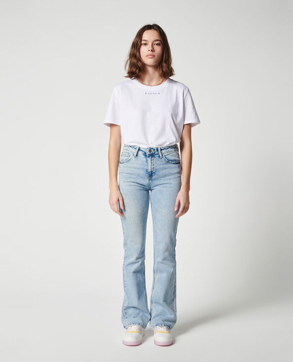 Jean flare best sale taille haute levis