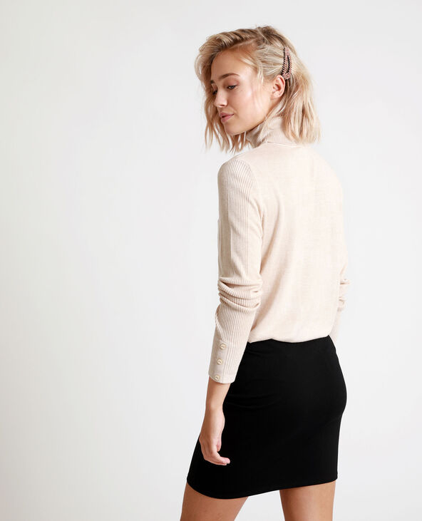 Pull col roulé beige - Pimkie