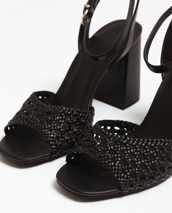 Sandales ajourées noir - Pimkie