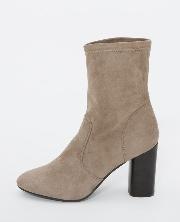 Boots effet peau marron - Pimkie