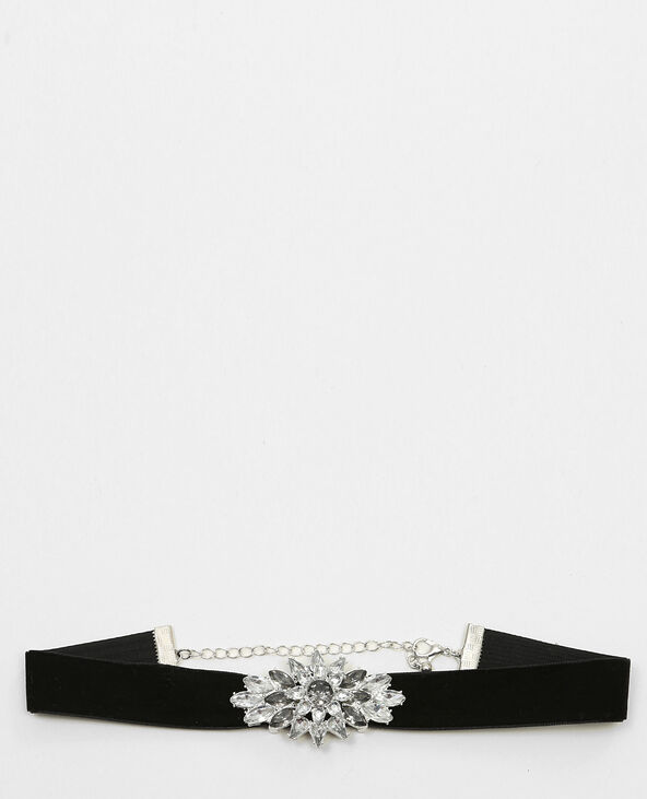 Collier choker brillants argenté - Pimkie
