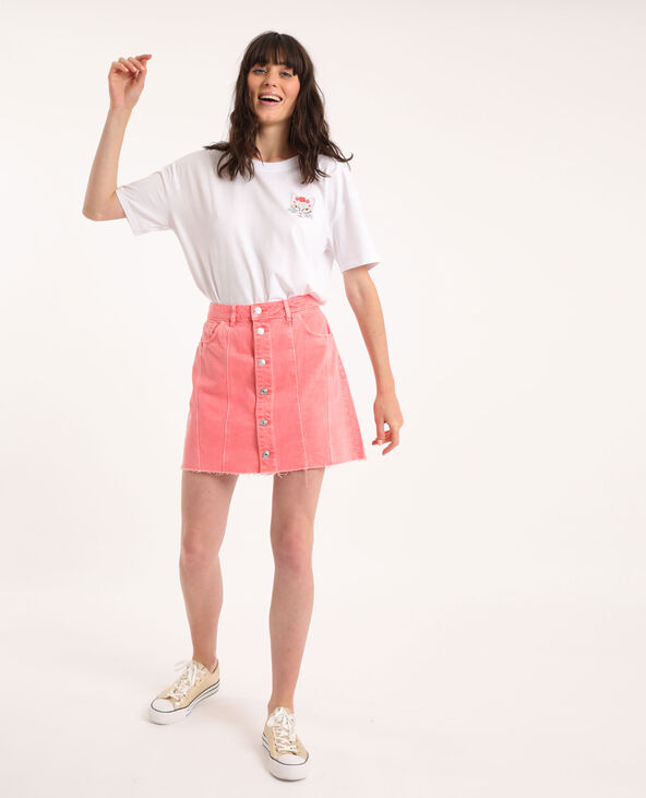 T-shirt chat blanc - Pimkie