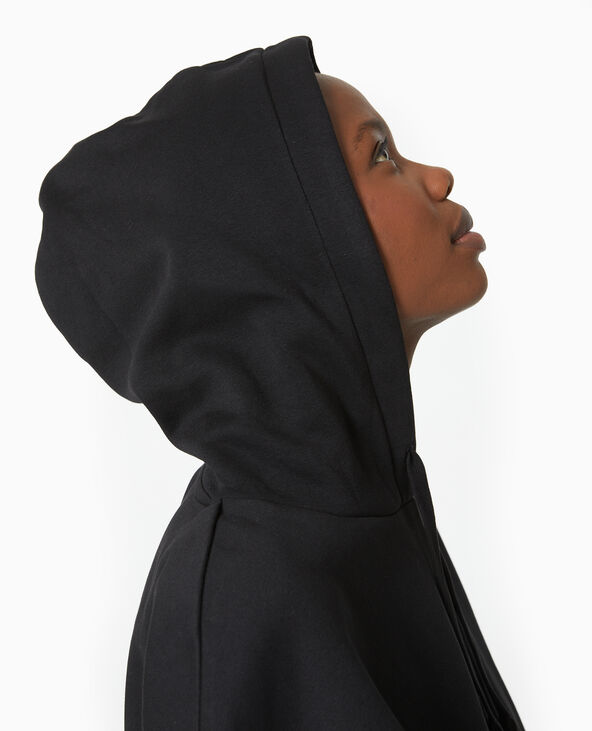 Sweat capuche avec poche devant noir - Pimkie
