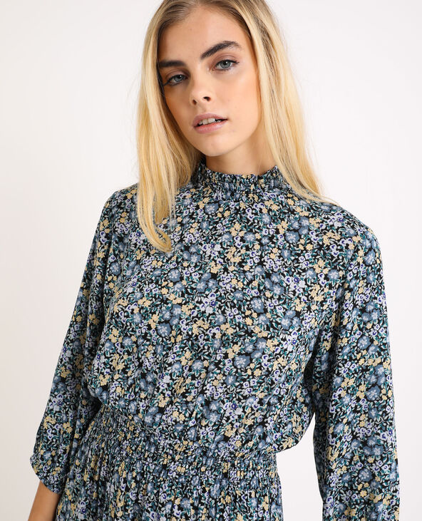 Robe col montant noir - Pimkie