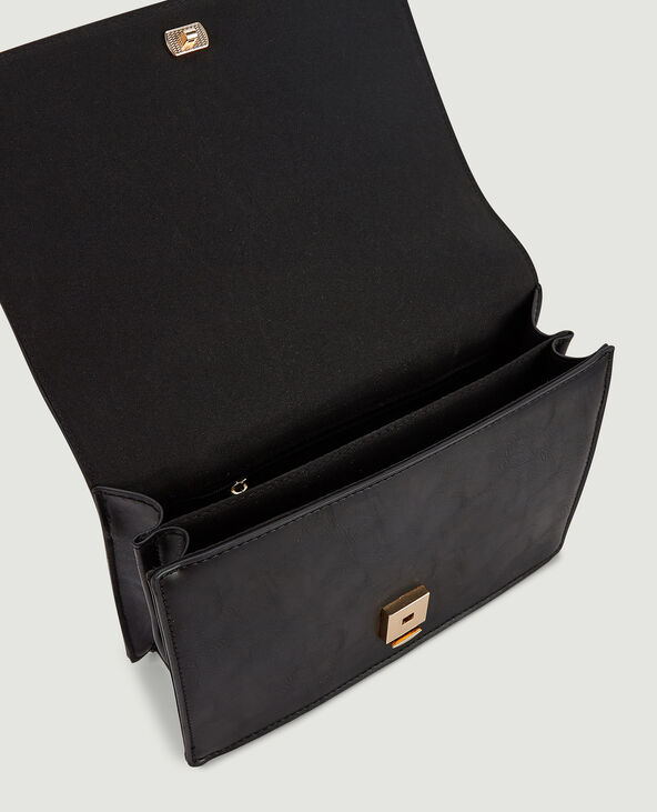 Sac rigide avec chaines noir - Pimkie