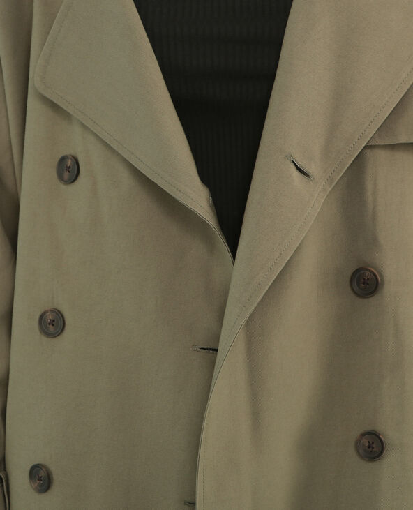 Trench fluide vert de gris - Pimkie