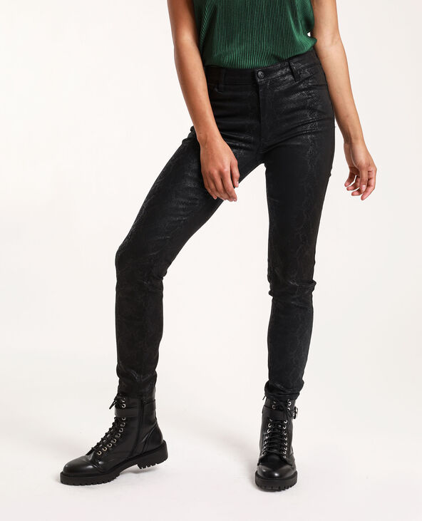 Pantalon python noir - Pimkie
