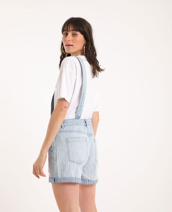 Salopette en jean Jean bleached - Pimkie