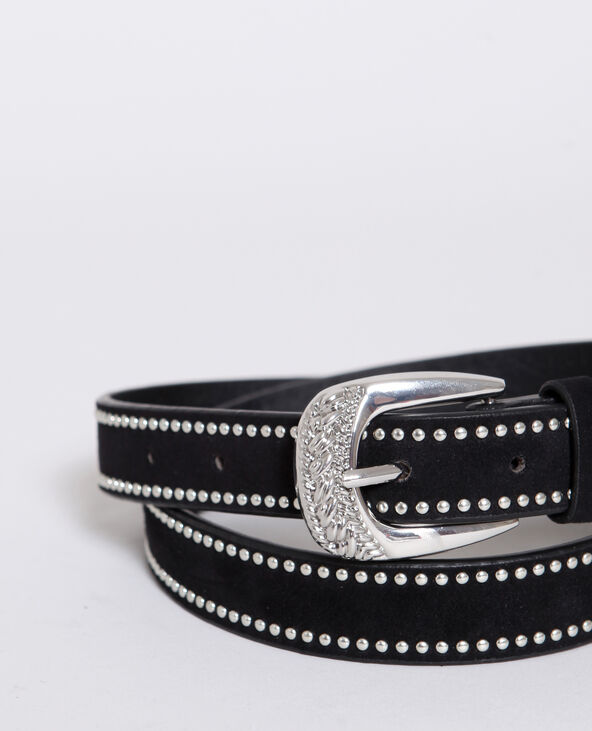 Ceinture à clous noir - Pimkie